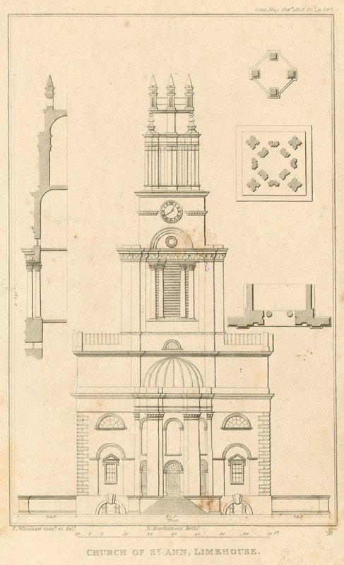 Iglesia de Santa Ana, Limehouse, Londres de English School
