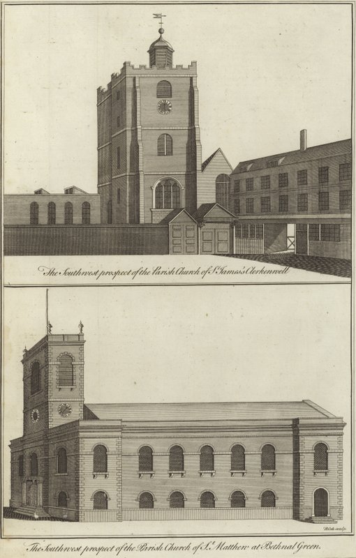 Iglesia de San Jaime, Clerkenwell e Iglesia de San Mateo, Bethnal Green de English School