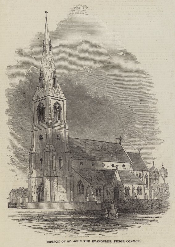 Iglesia de San Juan Evangelista, Penge Common de English School