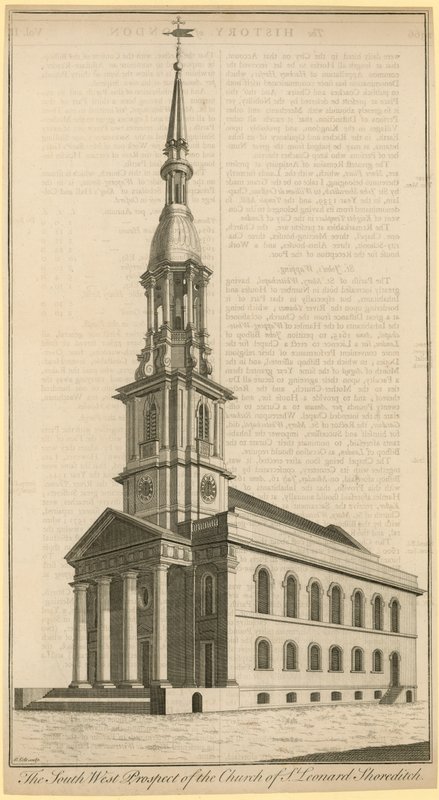 Iglesia de St Leonard, Shoreditch de English School