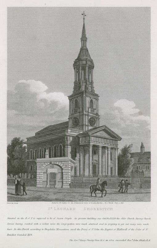 Iglesia de St Leonard, Shoreditch de English School