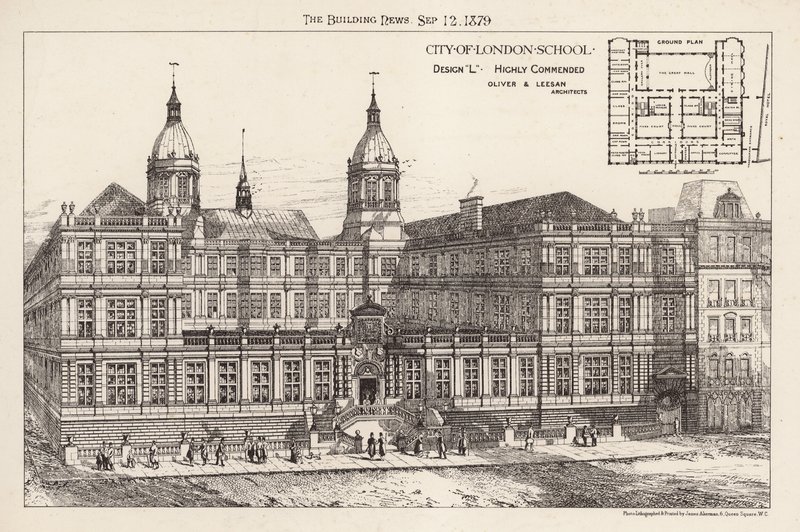 Escuela de la Ciudad de Londres; diseño altamente elogiado de English School