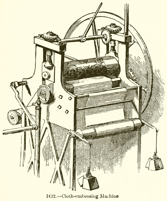 Máquina de Estampado de Tela de English School