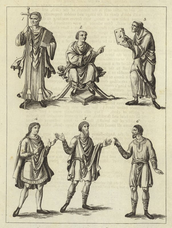 Ropa de los anglosajones de English School