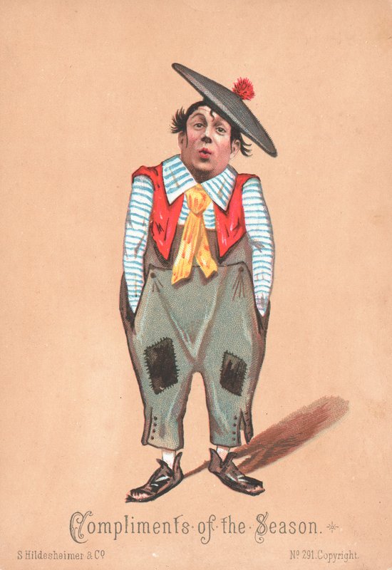 Payaso, Tarjeta de Navidad de English School