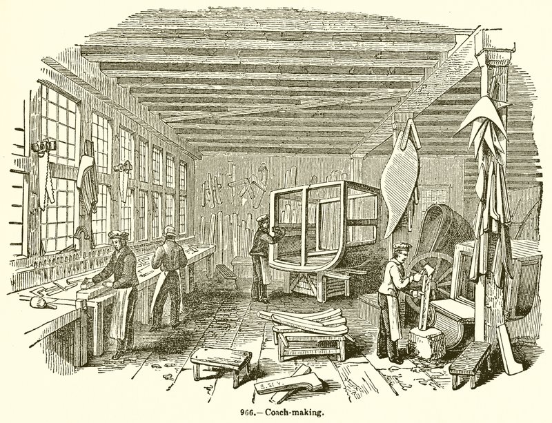 Fabricación de carruajes de English School