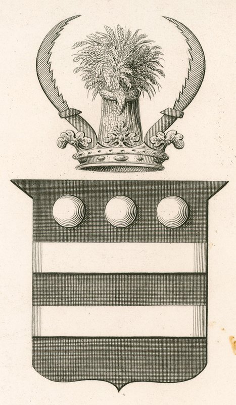 Escudo de armas de Sir Edward Hungerford de English School