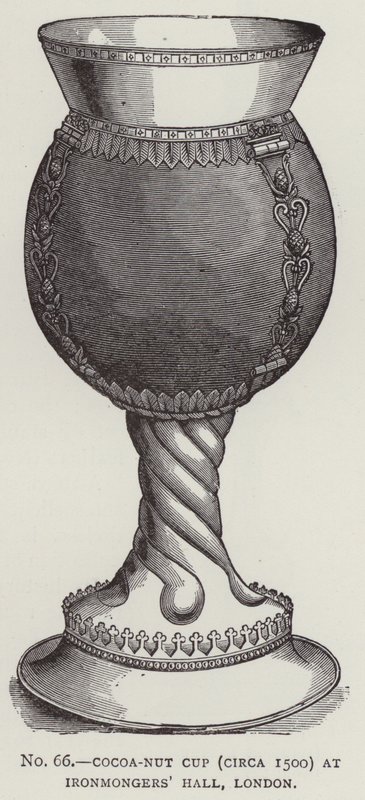 Copa de coco (circa 1500) en Ironmongers