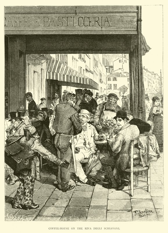 Cafetería en la Riva Degli Schiavoni de English School