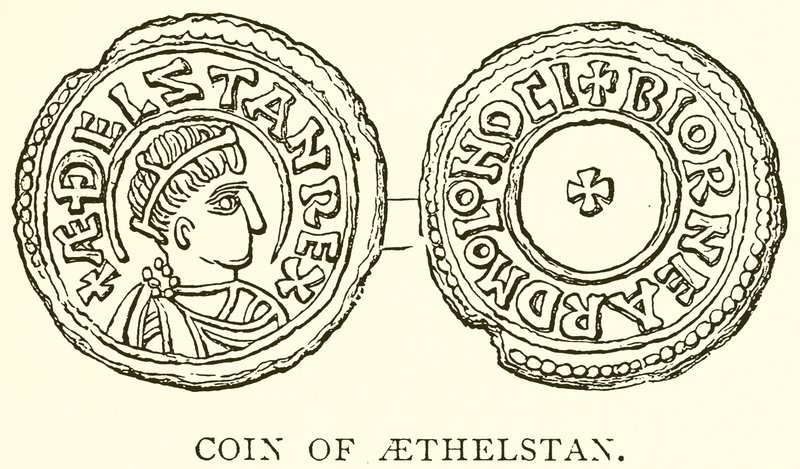 Moneda de Aethelstan de English School