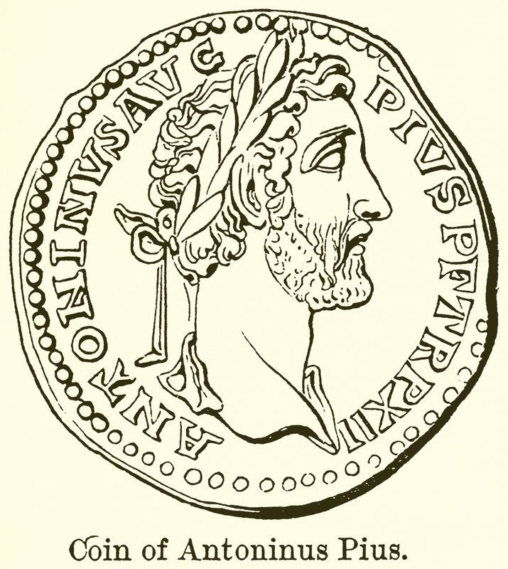 Moneda de Antonino Pío de English School