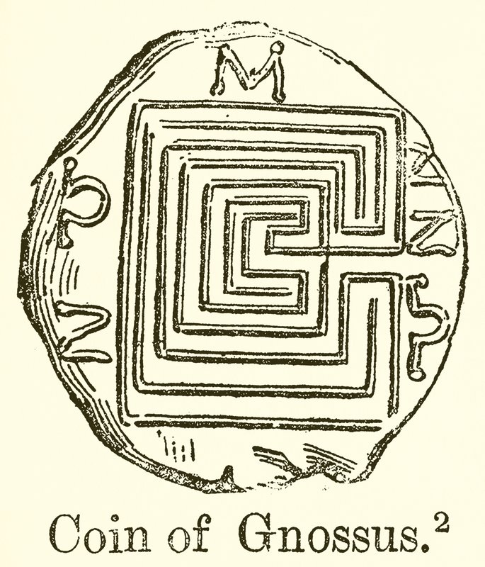 Moneda de Gnossus de English School