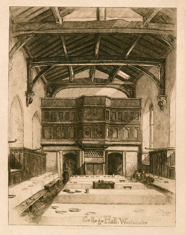 Salón del Colegio en la Escuela de Westminster de English School