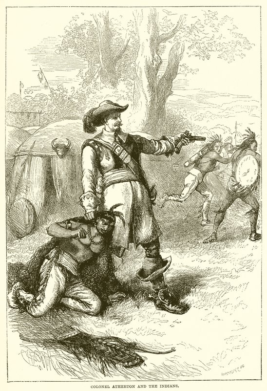 El coronel Atherton y los indios de English School