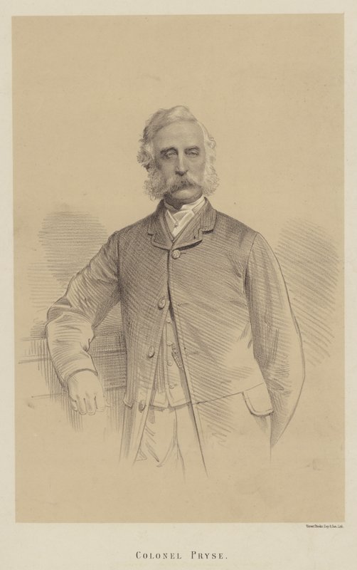 Coronel Pryse (litografía) de English School