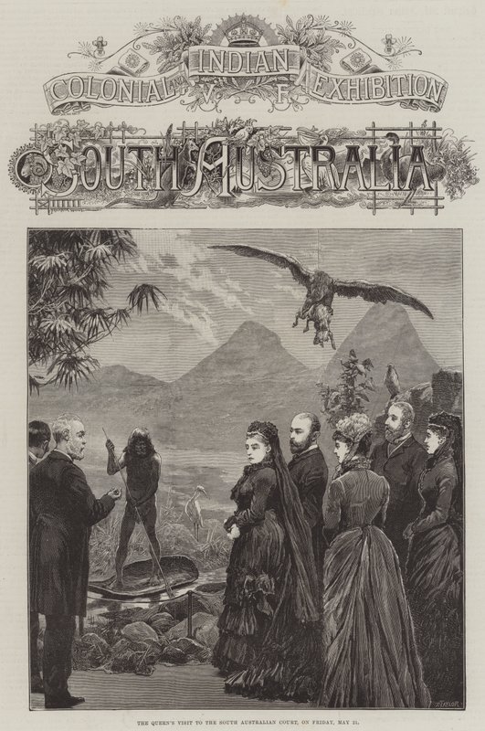 Exposición Colonial e India, Australia del Sur, la Visita de la Reina a la Corte de Australia del Sur, el Viernes 21 de Mayo de English School