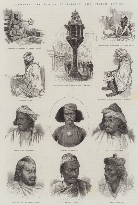 Exposición Colonial e India, el Imperio Indio de English School