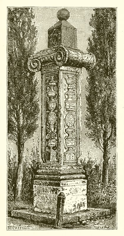 Columna de los franceses en Rávena de English School
