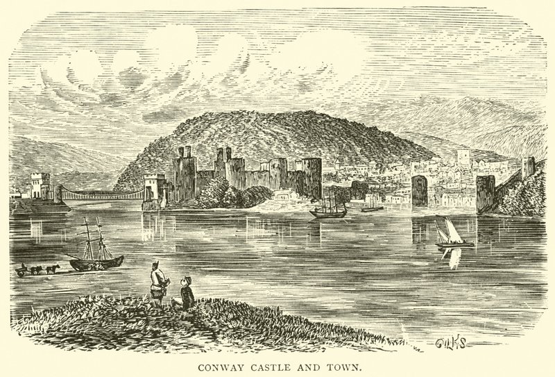 Castillo y ciudad de Conway de English School