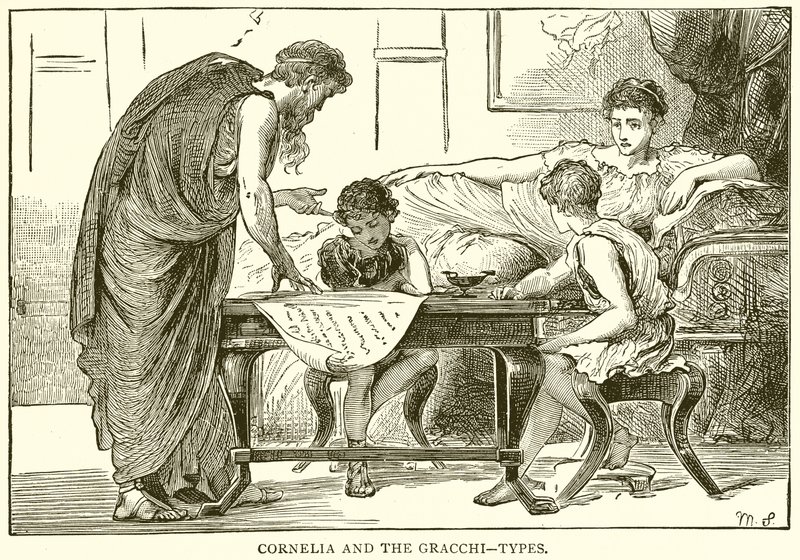 Cornelia y los Gracos--Tipos de English School