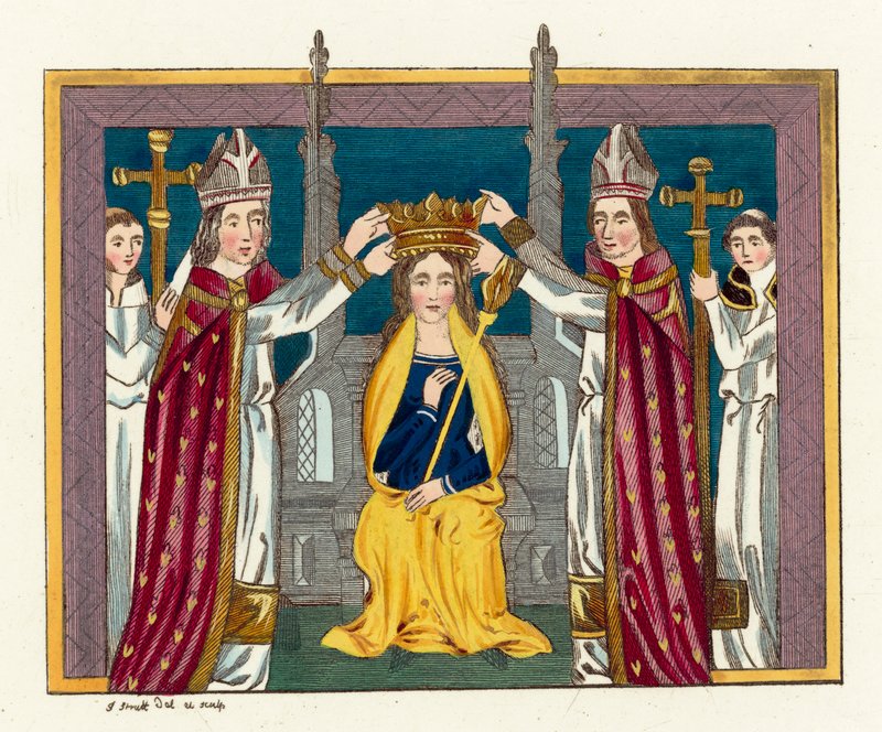 Coronación de Ana de Bohemia de English School