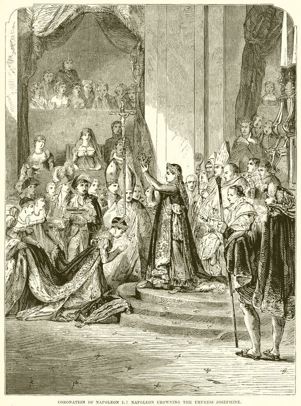 Coronación de Napoleón I: Napoleón coronando a la emperatriz Josefina de English School