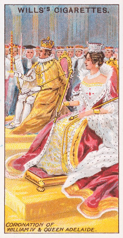Coronación de Guillermo IV y la Reina Adelaida de English School