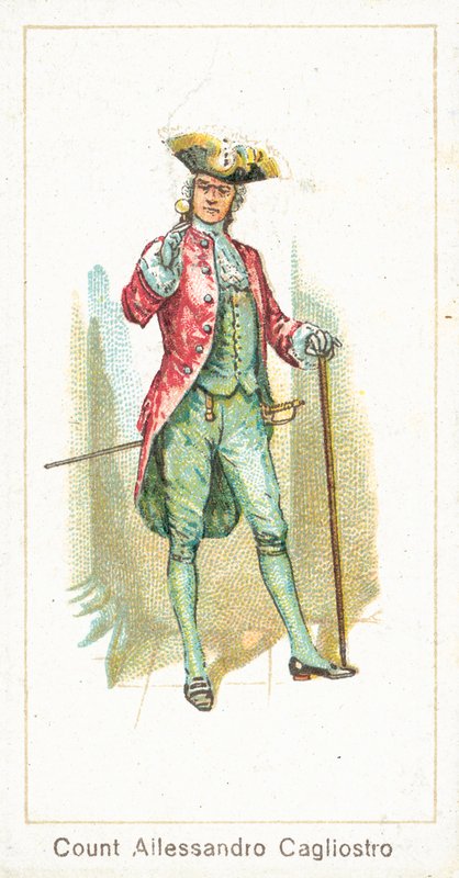 Conde Allessandro Cagliostro (cromolito) de English School