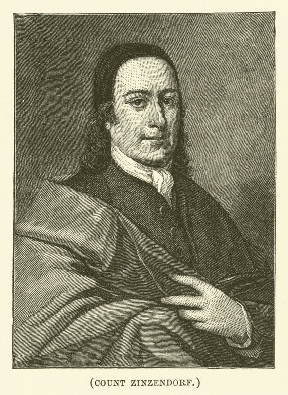 Conde Zinzendorf (grabado) de English School