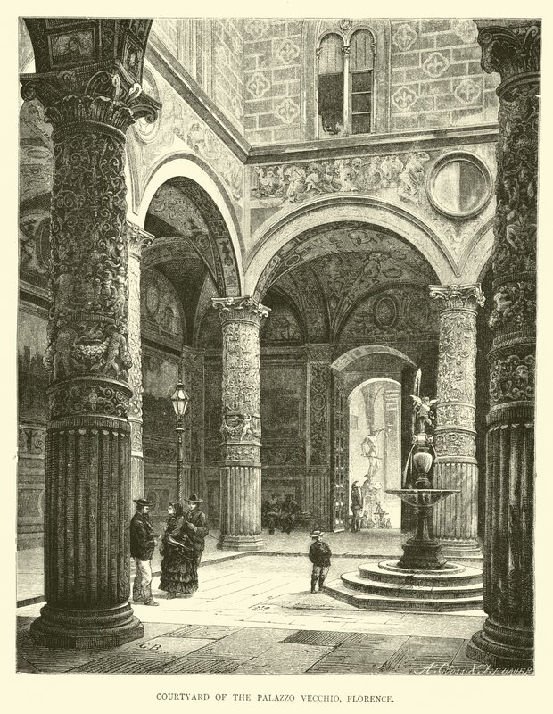Patio del Palazzo Vecchio, Florencia de English School