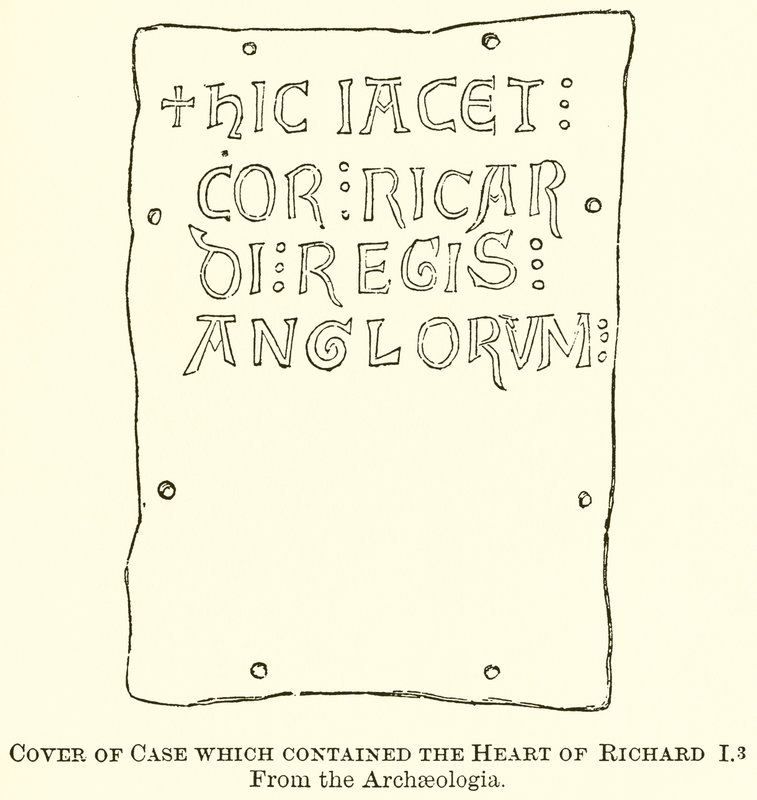 Cubierta del Estuche que Contenía el Corazón de Ricardo I de English School