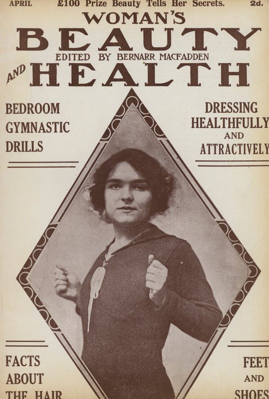 Portada de la revista Belleza y Salud de la Mujer, 1913 de English School