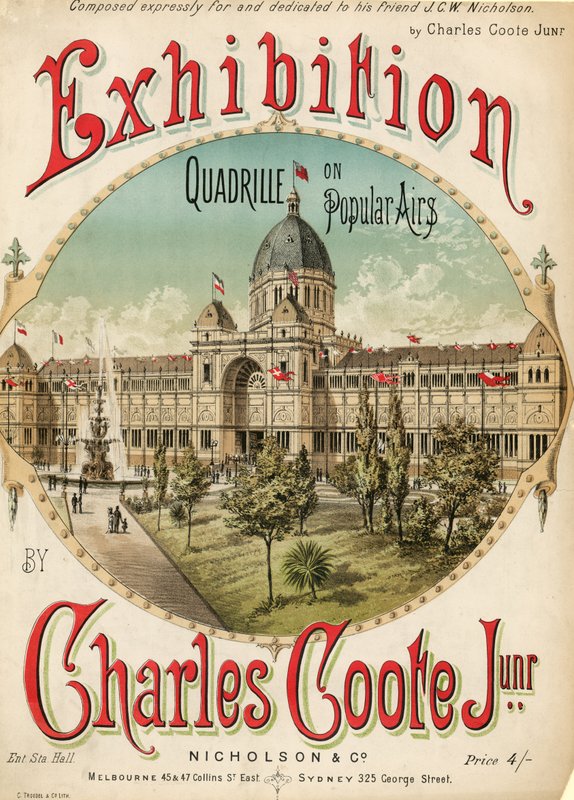 Portada de la partitura para la Exposición de English School
