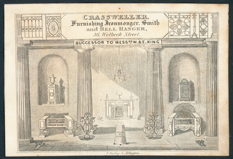 Crassweller, ferretero, herrero y colgador de campanas de English School