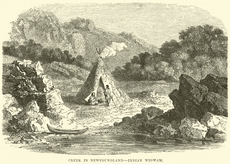 Arroyo en Terranova, Wigwam indio de English School