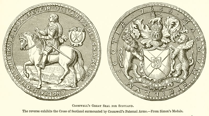 Gran Sello de Cromwell para Escocia de English School
