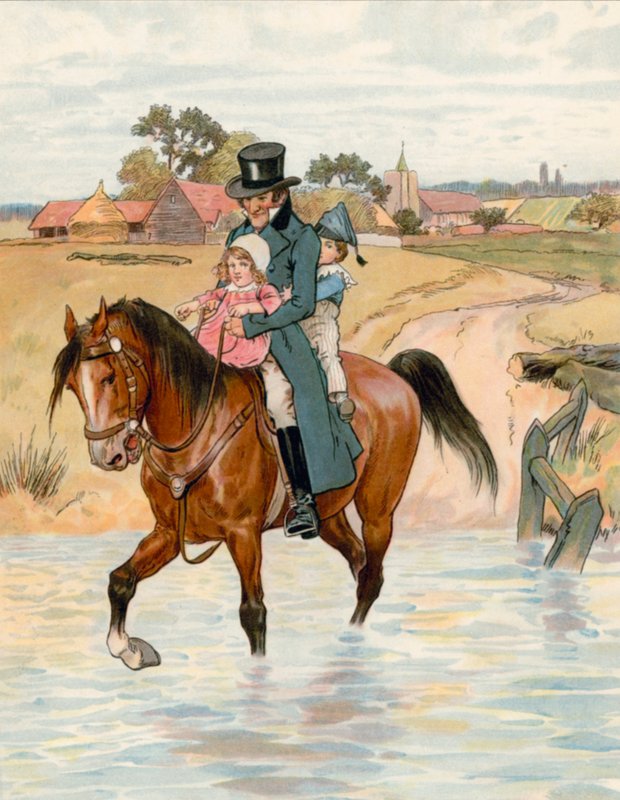 Cruzando el arroyo de English School