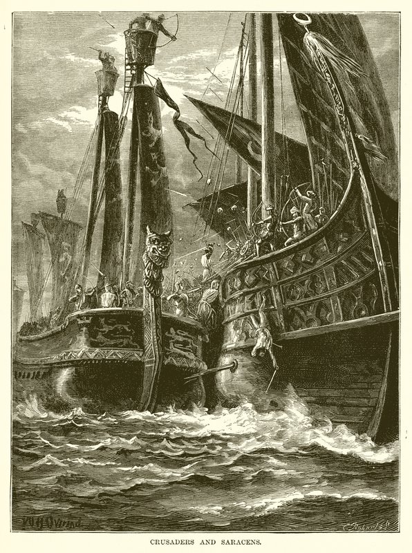 Cruzados y sarracenos de English School