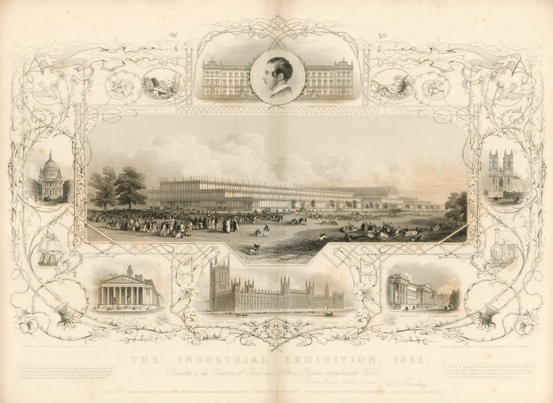 Palacio de Cristal; la Gran Exposición de 1851 de English School