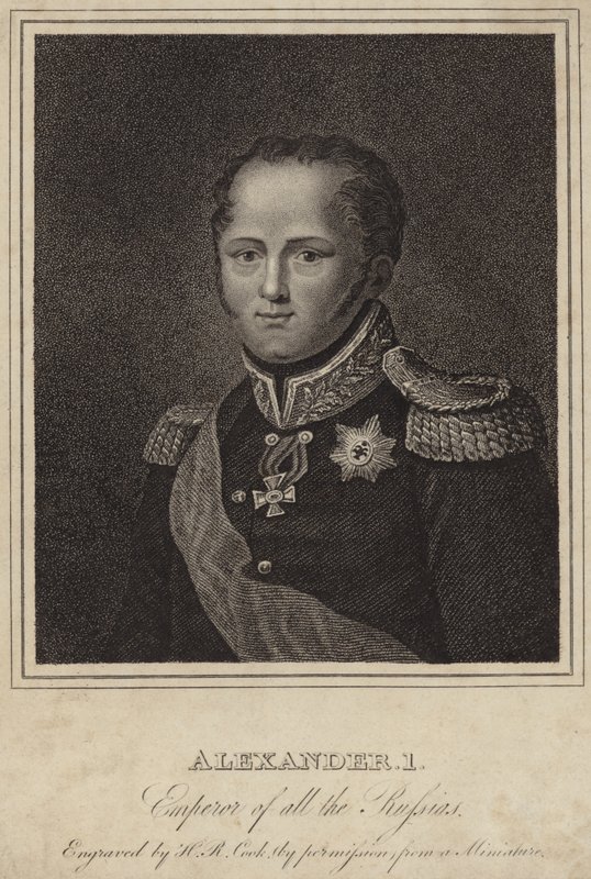 Zar Alejandro I de Rusia de English School