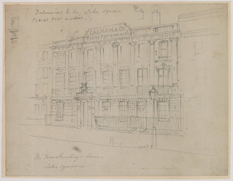 Fabricantes de pianos DAlmains, Soho Square de English School