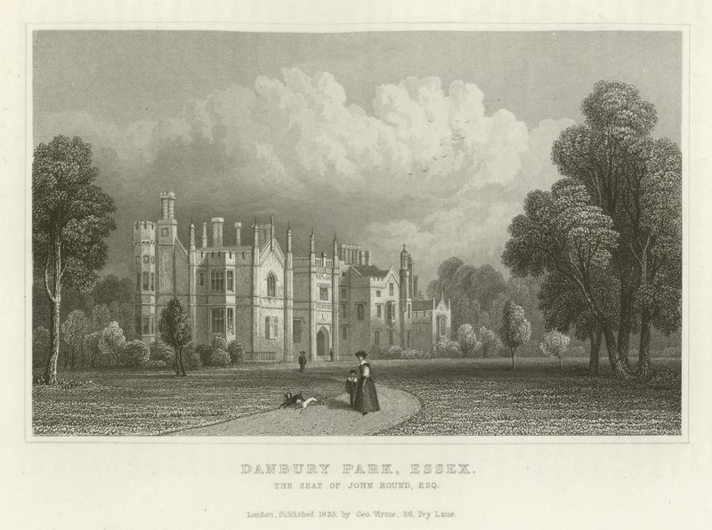 Danbury Park, Essex, la Residencia de John Round, Esquire de English School