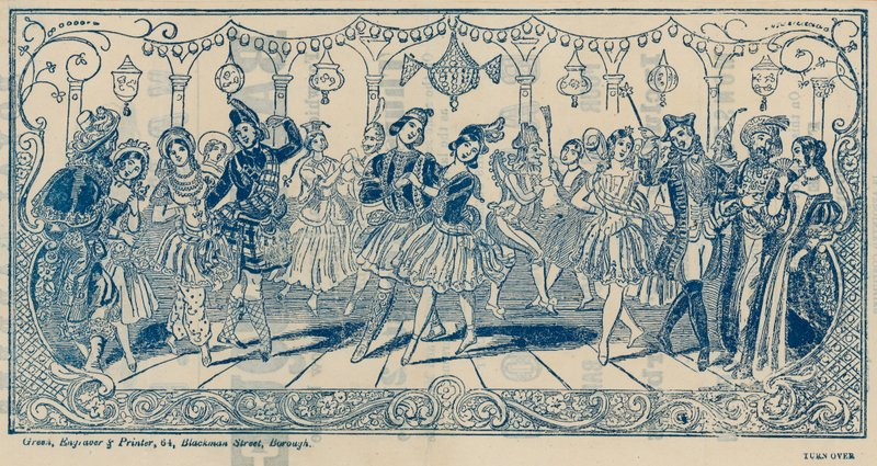 Baile en los Jardines de Vauxhall, Londres de English School