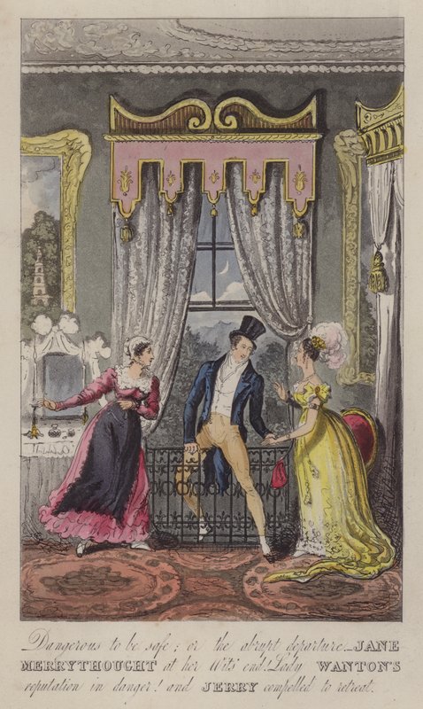 Peligroso estar seguro; o la partida abrupta - Jane Merrythought al borde de la desesperación. ¡La reputación de Lady Wanton en peligro! y Jerry obligado a retirarse de English School