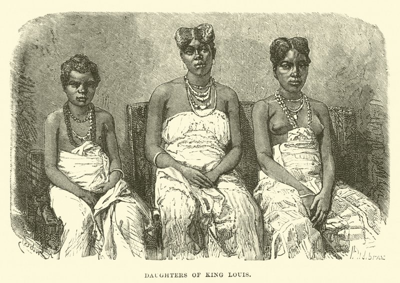 Hijas del rey Luis de English School