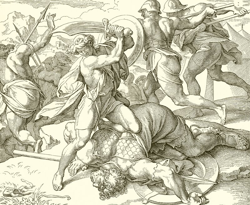 David mata a Goliat de Gat de English School