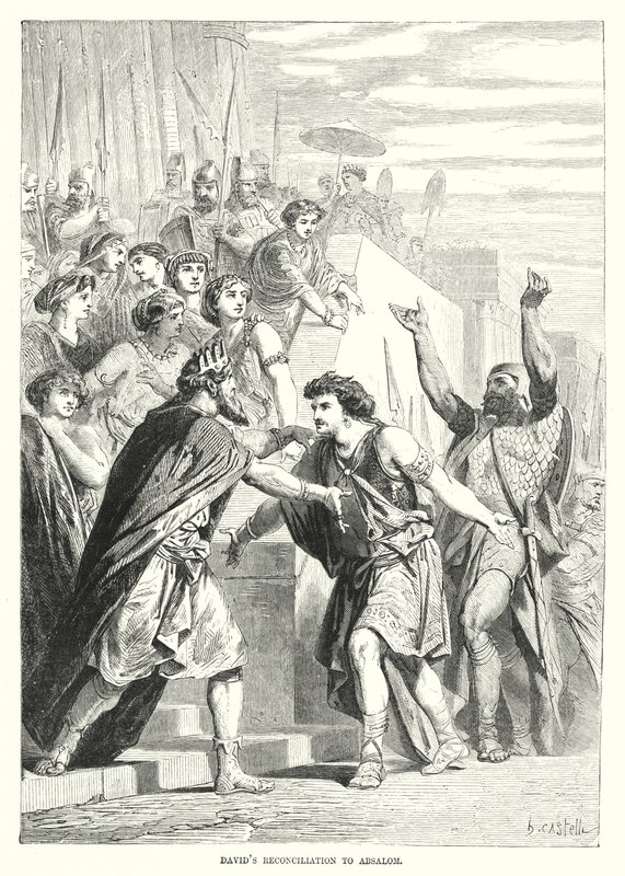 Reconciliación de David con Absalón de English School