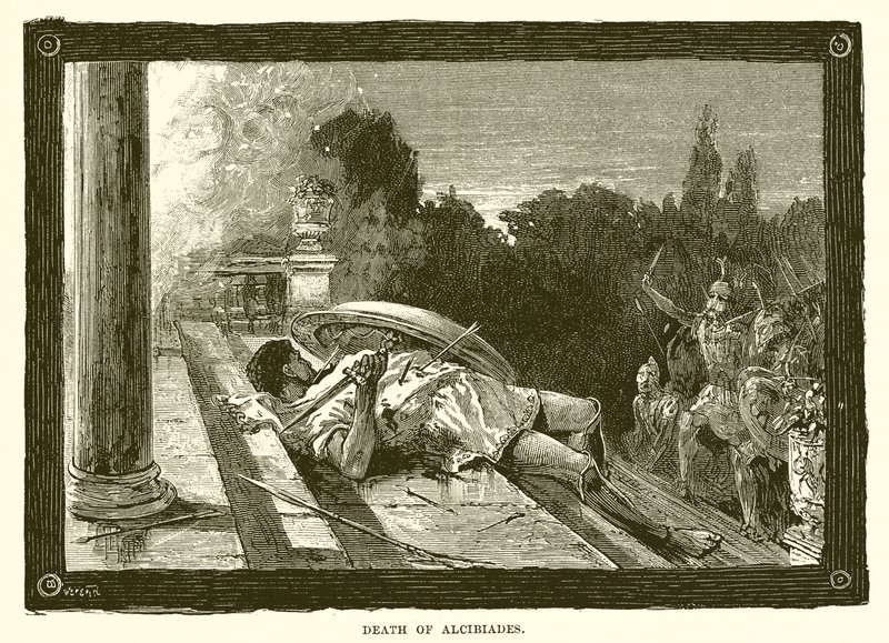 Muerte de Alcibíades de English School
