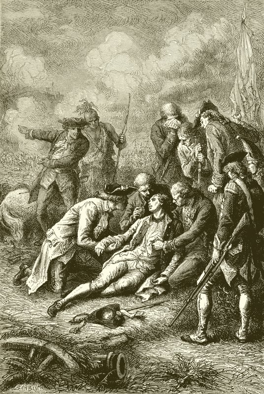 Muerte del General James Wolfe de English School