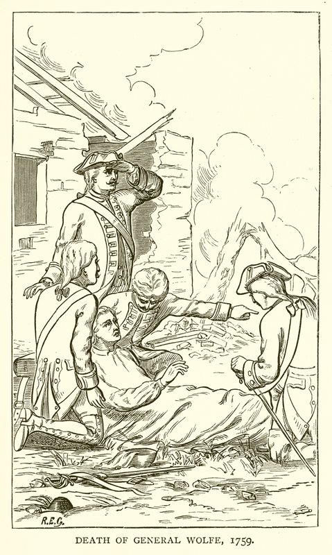 Muerte del General Wolfe, 1759 de English School